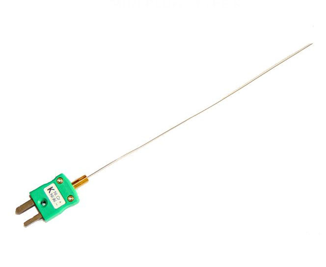 Termopares con aislamiento mineral de respuesta rpida de 0,5 mm con enchufe IEC en miniatura