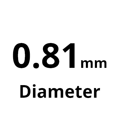 0.81mm Termopares con aislamiento mineral de respuesta rápida ANSI