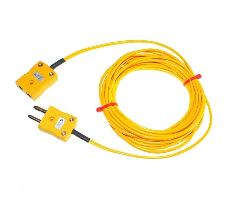 Cables de extensin con enchufes y enchufes de termopar ANSI