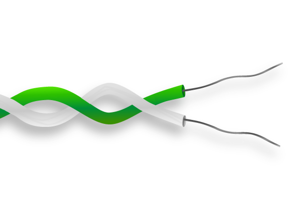 PFA Aislado Termopar Cable / Alambre IEC