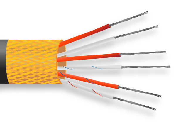 Cable / cable del sensor PRT aislado de PVC
