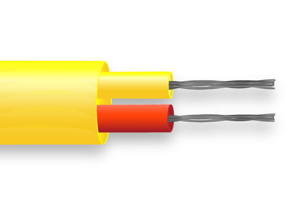 PVC par plano termopar cable / alambre ANSI