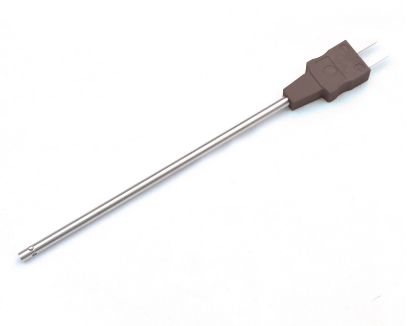 Sonda de termopar estilo sonda de aire IEC con tapn en miniatura moldeado - Tipo T