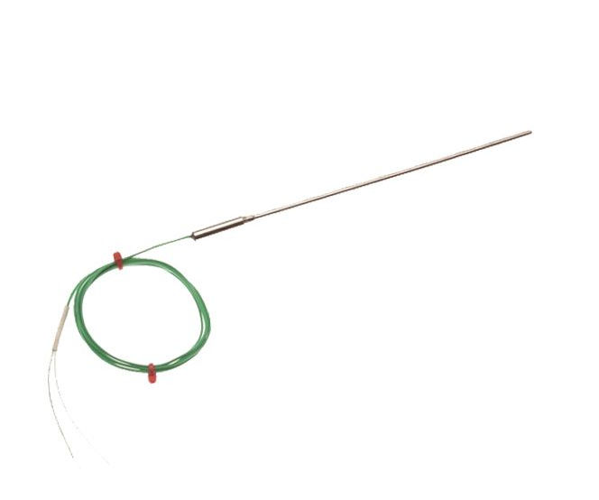 Termopar IEC de respuesta rpida de 0,81 mm de dimetro Sello de olla lisa con 1 metro de cable aislado PFA, par plano de 7/0,2 mm con colas
