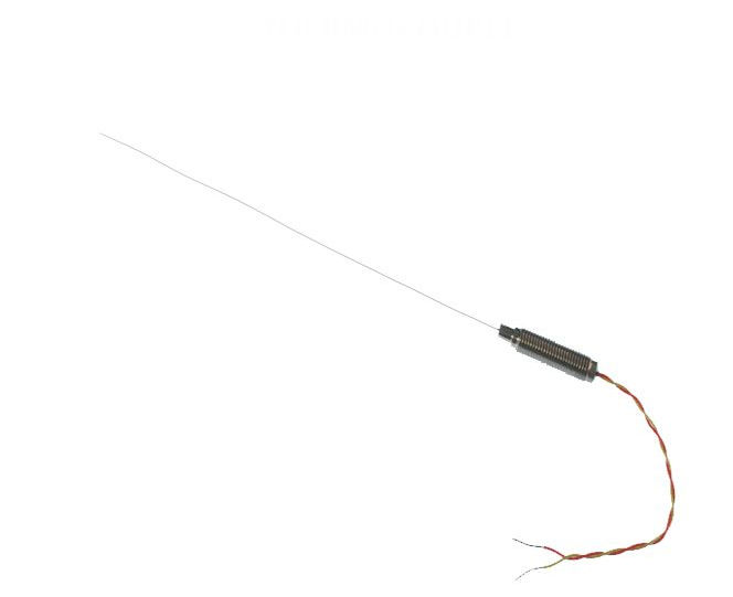 Termopar mineral aislado de 0,81 mm de dimetro con olla y col roscados ANSI