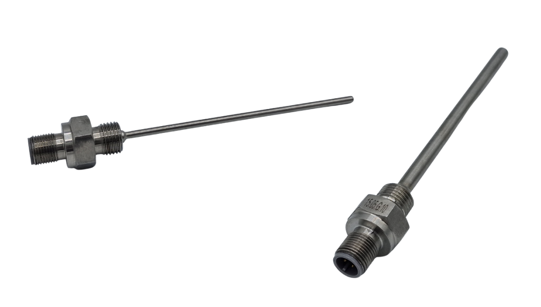 Sensor RTD Pt100 de automatizacin industrial con conector M12 - 1/2