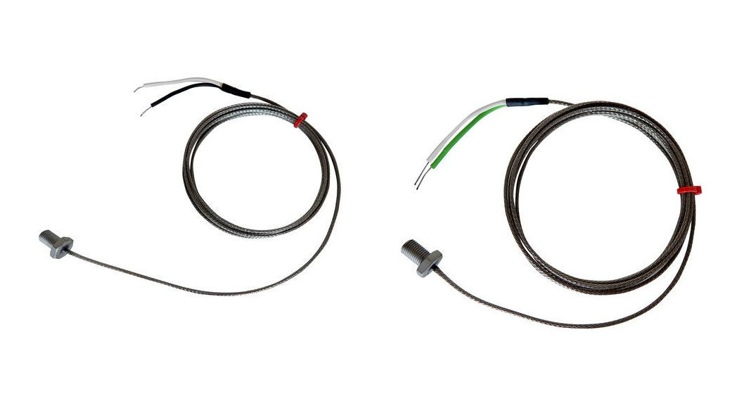 Termopar de pernos IEC, acero inoxidable de fibra de vidrio sobre cable trenzado