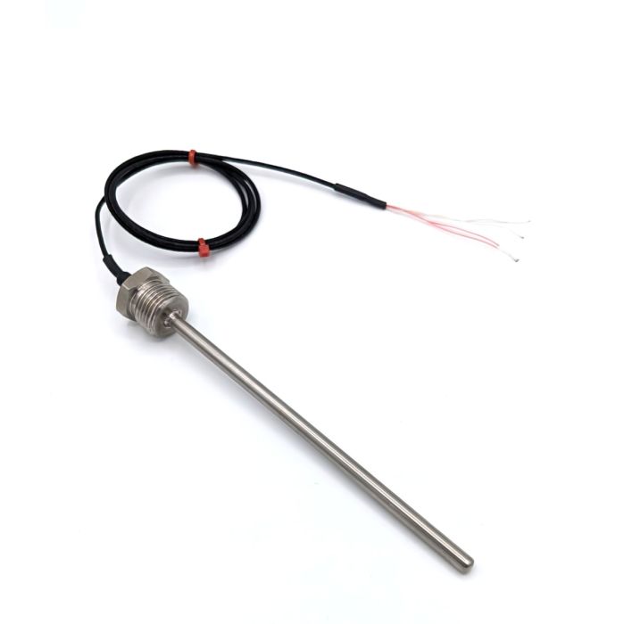Sondas de temperatura Pt100 RTD atornilladas - rosca de proceso NPT de 1/2