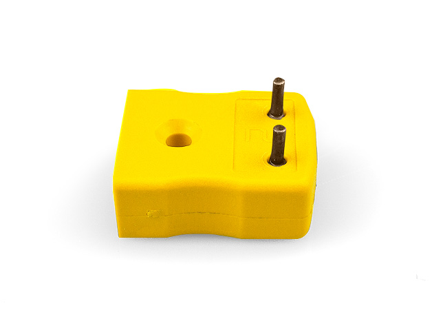 Conectores de termopar para montaje en PCB con pines de latn