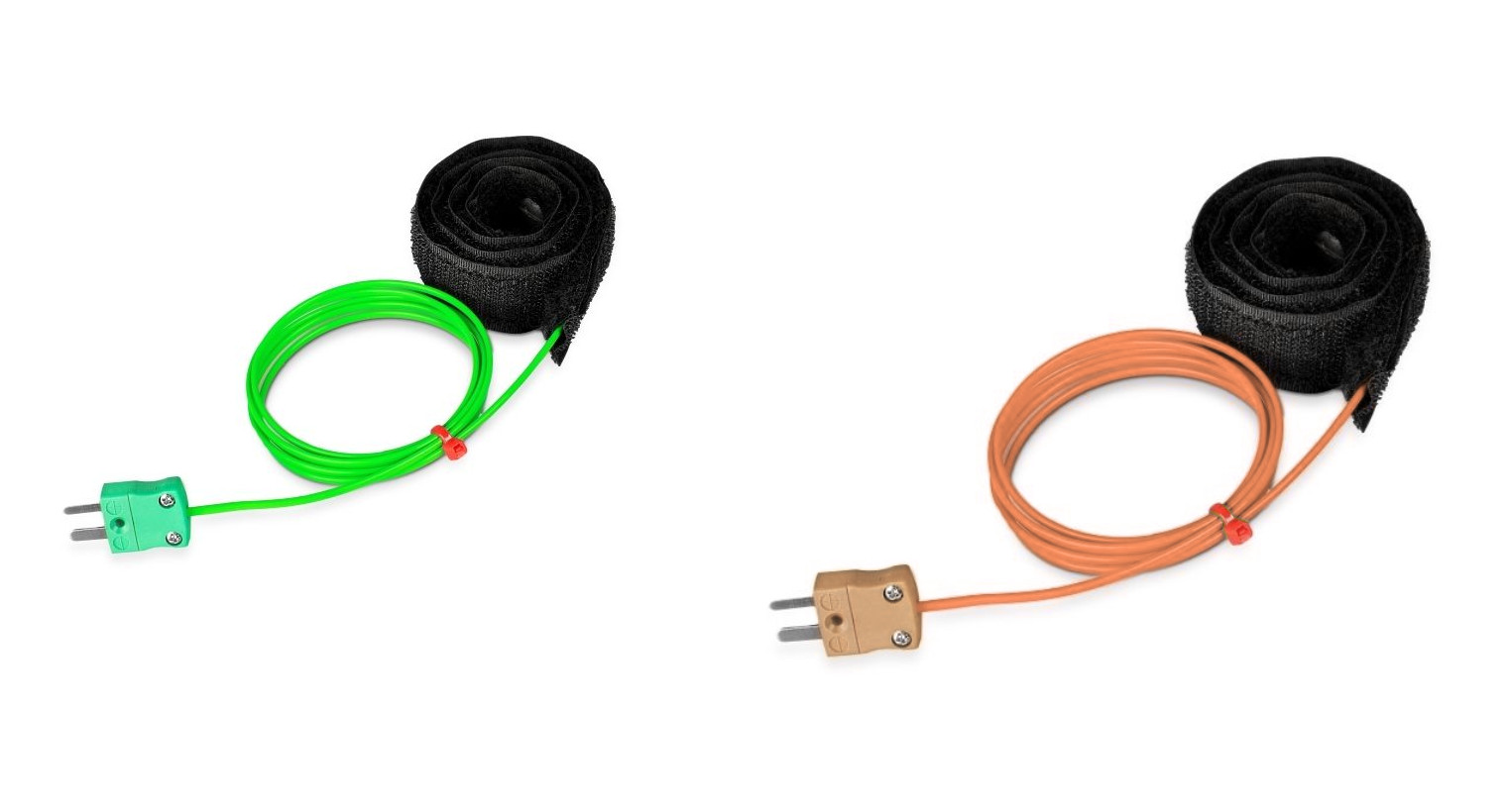 Termopar de velcro IEC, PFA con enchufe en miniatura
