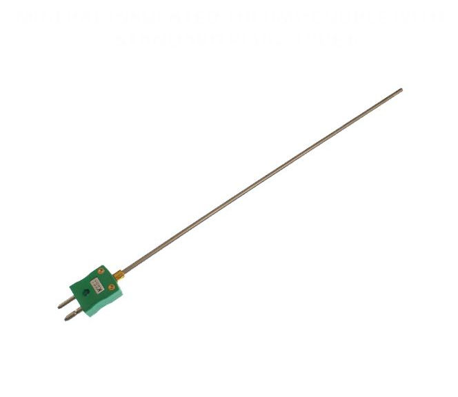 Termopar con aislamiento mineral IEC con enchufe estndar - Tipo K