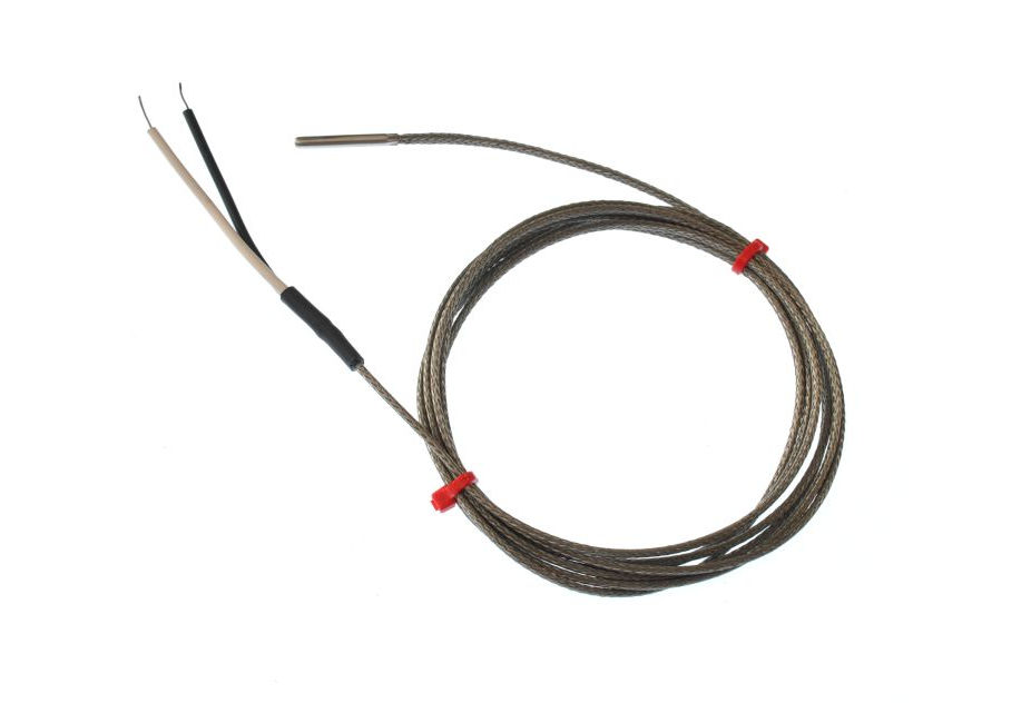 Termopar conectado a tierra fabricado por IEC en tubo de acero inoxidable, cable trenzado de acero inoxidable de fibra de vidrio - Tipo J