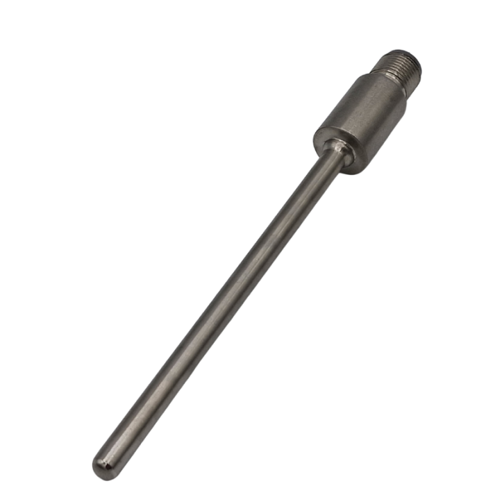 Sensor RTD Pt100 de automatizacin industrial con conector M12 - Tipo de conexin de proceso de barril liso con dimetro de funda de 6 mm