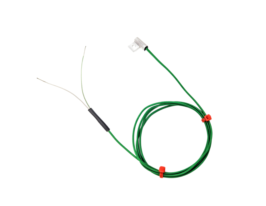 Sensor de termopar IEC tipo K de montaje en superficie con terminacin de cola desnuda