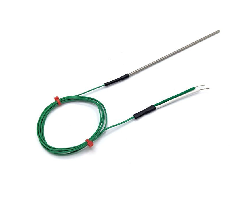 Termopares de tubo fabricados por IEC con sello de engarce y cable conductor - Tipo K