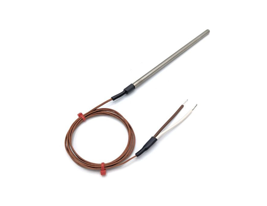 Termopares de tubo fabricados por IEC con sello de engarce y cable conductor - Tipo T