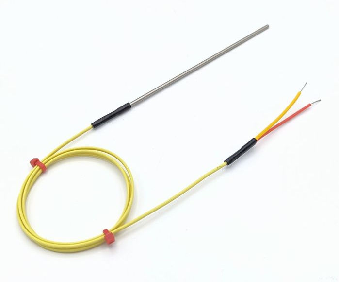 Termopares de tubo fabricados por ANSI con sello de engarzado y alambre conductor 