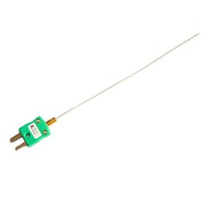 Termopar con aislamiento mineral de respuesta rpida de 0,25 mm de dimetro con enchufe en miniatura IEC - Tipo K - Unin aislada - 250 mm