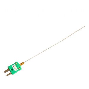 Termopares con aislamiento mineral de respuesta rpida de 0,5 mm con enchufe IEC en miniatura - Unin conectada a tierra - 150 mm