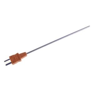 Sonda de termopar de estilo de uso general IEC con tapn en miniatura moldeado - Tipo T - 110 mm