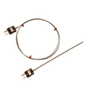 Termopar con aislamiento mineral IEC con enchufe en miniatura - Tipo T - 1,0 mm x 150 mm