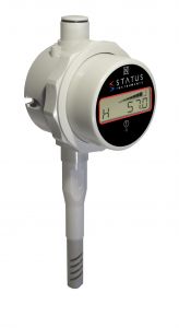 Estado DM650HM / C / A - Montaje en conducto (120 mm) con vstago de 128 mm - Medidor de humedad y temperatura con registro de datos, alarma y mensajera
