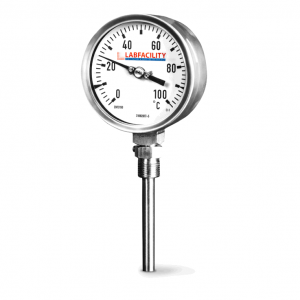 Medidores de temperatura del termómetro bimetátil - Estilo de entrada inferior con bolsillo BSP de 1/2 "
