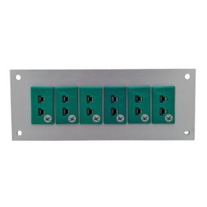Conector de termopar Panel de aluminio con enchufes en miniatura IEC tipo K