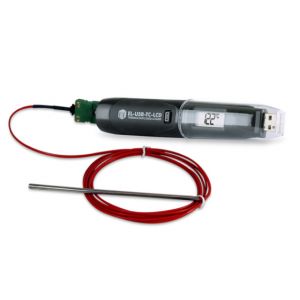 Lascar EL-USB-ULT-LCD+ Registrador de datos USB de alta precisión con LCD y sonda de temperatura criogénica ultrabajo