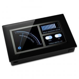 Lascar PanelPilot SGD 43-A - Pantalla de 4.3" con interfaces analógicas, digitales, PWM y seriales