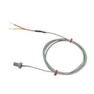 ANSI Bolt Thermocouple, Glassfibre Stainless Steel Over Braided Cable - Type K