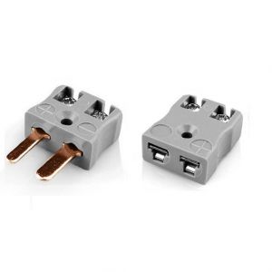 Enchufe del conector del termopar de cable rápido en miniatura y enchufe AM-B-MQ+FQ tipo B ANSI