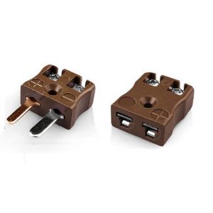 Conector de cable rápido en miniatura enchufe termopar y socket JM-T-MQ+FQ tipo T JIS
