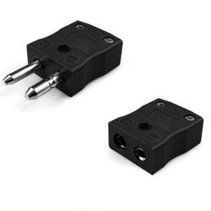 Enchufe y zcalo del conector del termopar estndar IS-J-M + F Tipo J IEC