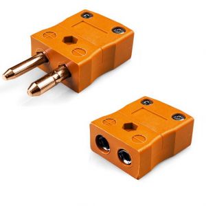 Conector de termopar estándar Enchufe y Zócalo IS-R/S-M+F Tipo R/S IEC