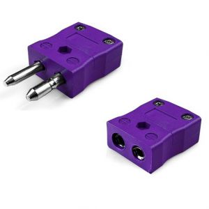 Conector de termopar estándar Enchufe y zócalo IS-E-M+F Tipo E IEC