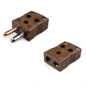 Conector de termopar de cable rápido estándar Enchufe y socket IS-T-MQ+FQ Tipo T IEC