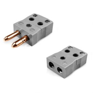 Conector de termopar de cable rápido estándar enchufe y enchufe IS-B-MQ+FQ tipo B IEC