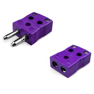 Conector de termopar de cable rápido estándar Enchufe y enchufe IS-E-MQ+FQ Tipo E IEC