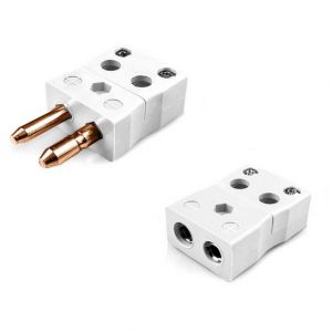 Conector de termopar de cable rápido estándar enchufe y enchufe IS-CU-MQ+FQ tipo CU IEC