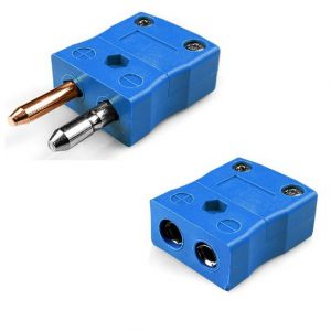 Conector de termopar estándar Enchufe y socket AS-T-M+F Tipo T ANSI