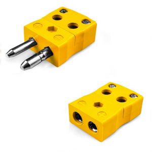Conector de termopar de cable rápido estándar Enchufe y socket AS-K-MQ+FQ Tipo K ANSI