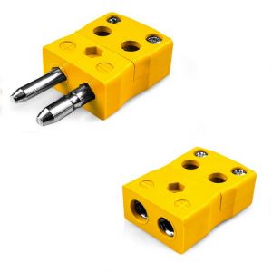 Conector de termopar de cable rápido estándar Enchufe y socket AS-K-MQ+FQ Tipo K ANSI