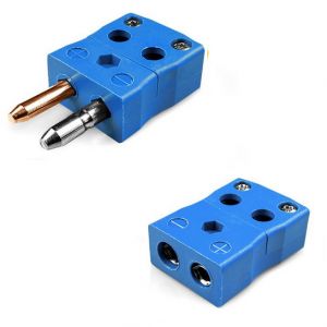 Conector de termopar de cable rápido estándar Enchufe y socket AS-T-MQ+FQ Tipo T ANSI