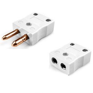 Conector de termopar estándar Plug &gt; Socket JS-CU-M+F Tipo CU JIS