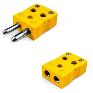 Conector de termopar de cable rápido estándar enchufe de cable rápido y socket JS-J-MQ+FQ tipo J JIS