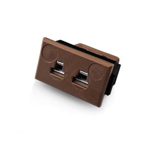 Conector de fascia de termopar rectangular en miniatura Socket IM-T-FF Tipo T IEC