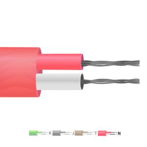Tipo N PFA Aislado de par plano Cable / alambre de termopar (IEC)