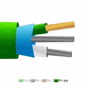 Tipo VX (KCB) Cable / alambre de termopar apantallado Mylar aislado con PVC (IEC)
