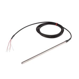 Sonda Pt100 de uso general con cable PFA - Tipo PRT - Dimetro de la sonda de 6,0 mm - Longitud de la sonda de 200 mm - Longitud del cable de 2 m